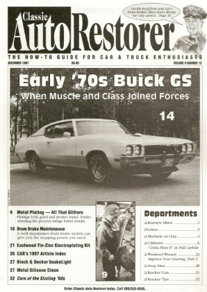 CLASSIC AUTO RESTORER 1997 DEC - 70-72 BUICK GRAN SPORT